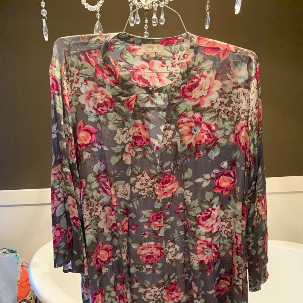 Umgee Floral Tunic